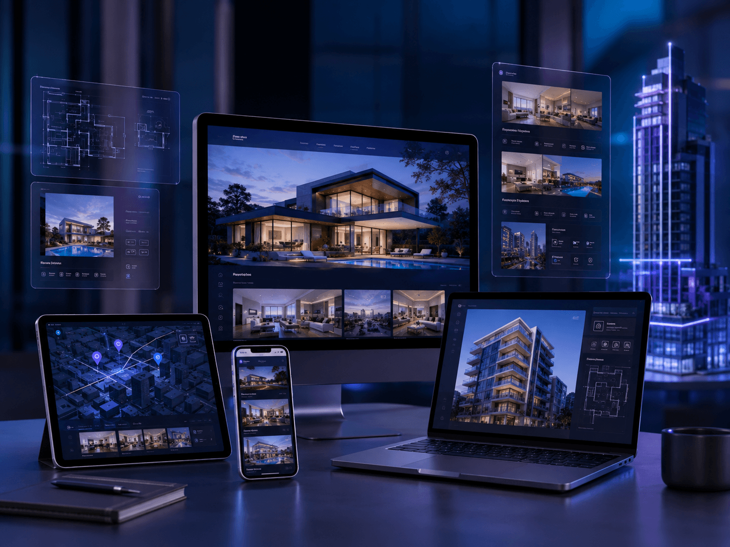 Diseño de páginas web para inmobiliarias con propiedades, mapas y fichas de inmuebles